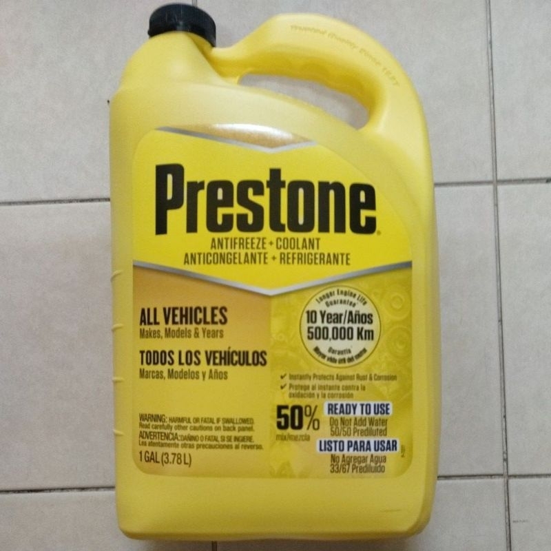 Prestone AF2100 AntiFreeze Coolant PreDiluted 50/50 Gal
