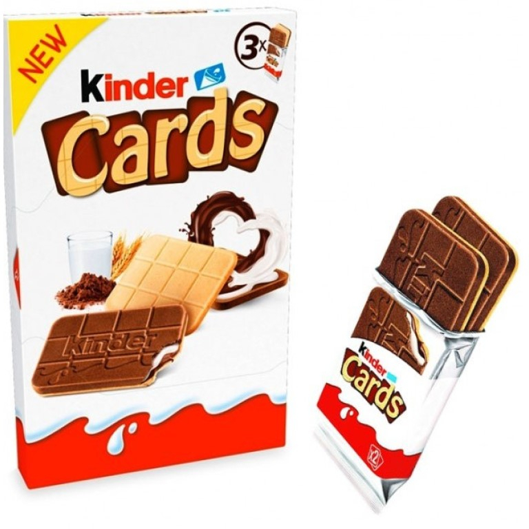 Kinder Cards, Kinder, Kinder Cards Wafer, Kinder Wafer