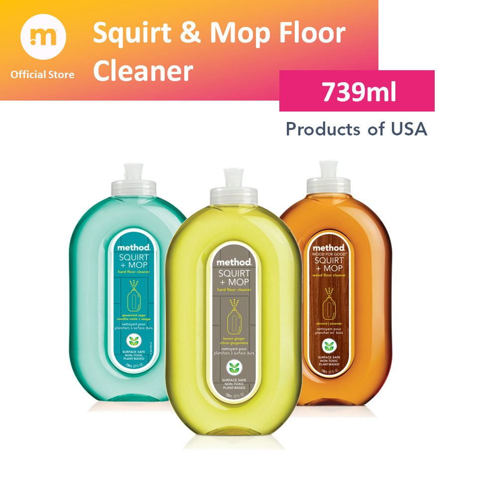 Method Squirt + Mop Hard Floor Cleaner - Lemon Ginger