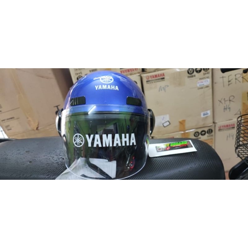 HELMET ORIGINAL YAMAHA THAILAND HALF FACE Shopee Malaysia