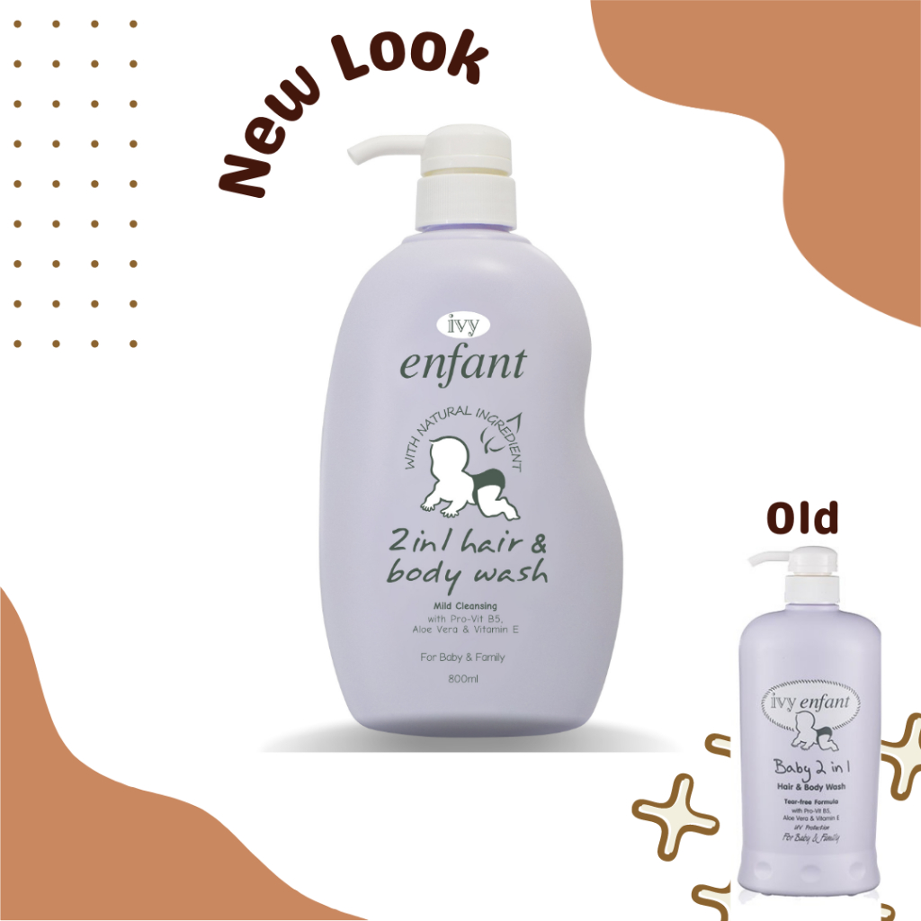 Ivy Enfant Baby Bath Hair Shampoo Shopee Malaysia