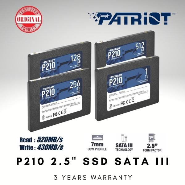 Patriot 128GB P210 Sata III 2.5 SSD