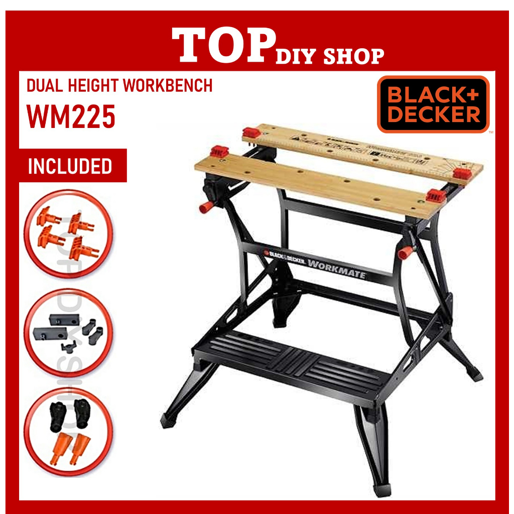 BLACK & DECKER WM225 Workmate Work bench work station working table