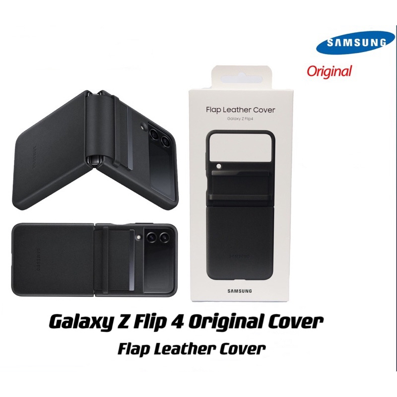 Galaxy Z Flip4 Flap Leather Cover