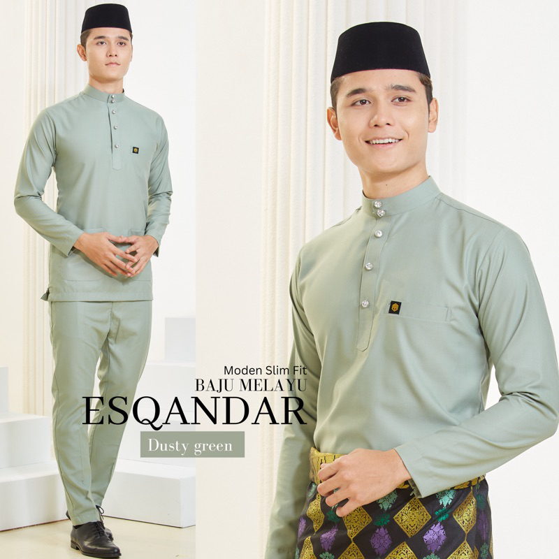 Baju melayu on sale slim fit