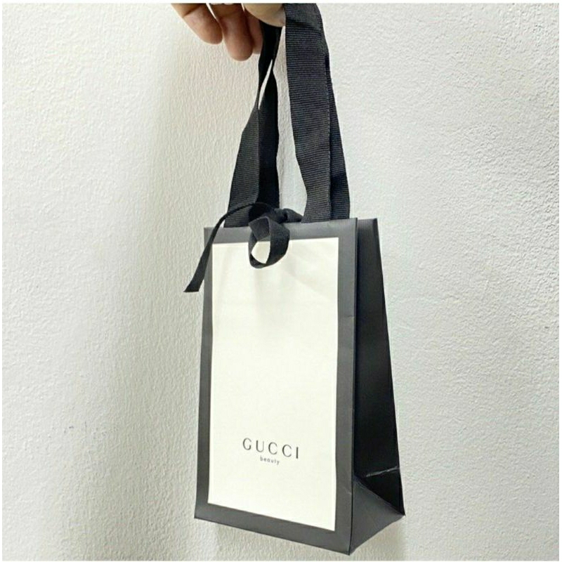 Gucci paper bag white hot sale