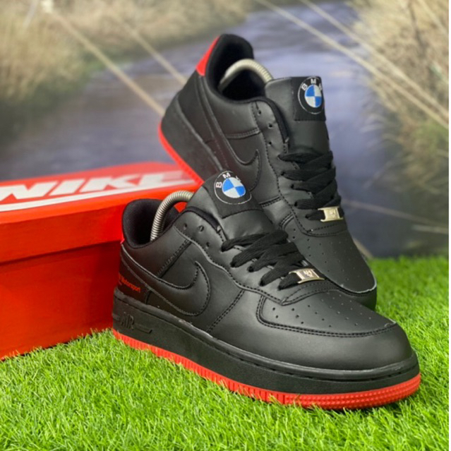 SAIZ 41 ~ 45🔥Nike Air Force One X BMW Motorsports Black Red Men Sneakers  Shoes🔥