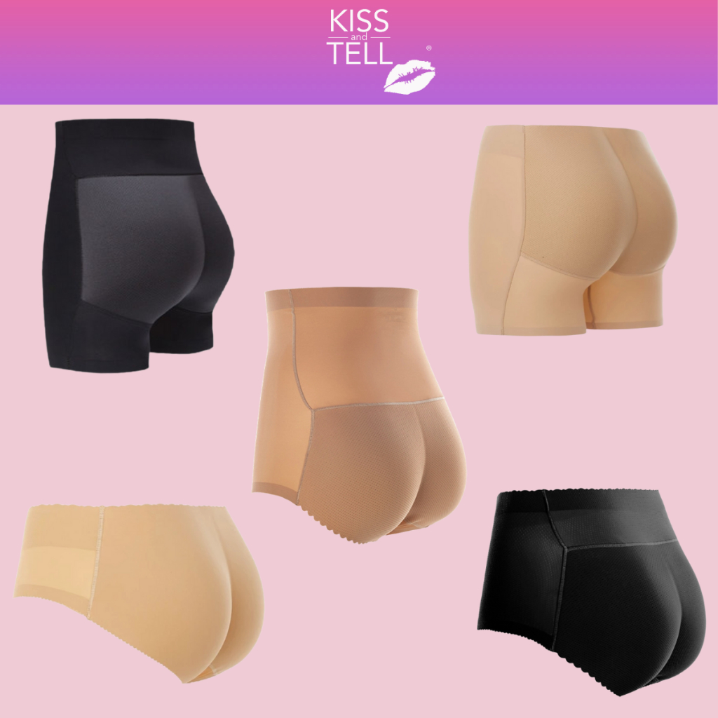 Kiss & Tell Size S-XXL Butt Lifter Panties Seamless Padded