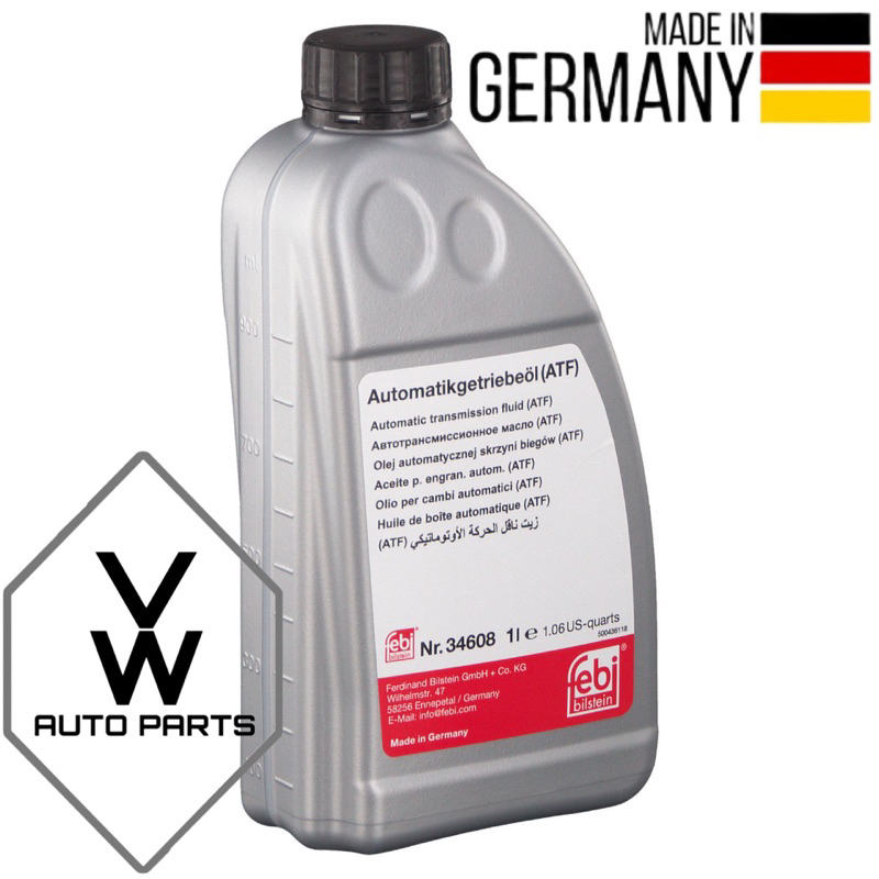 100% FEBI BILSTEIN ) AUDI VOLKSWAGEN BMW ATF FLUID 2 ATF OIL AUTO