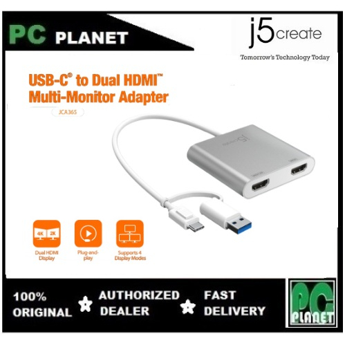 USB 3.0 to Dual HDMI Multi-Monitor Adapter – j5create