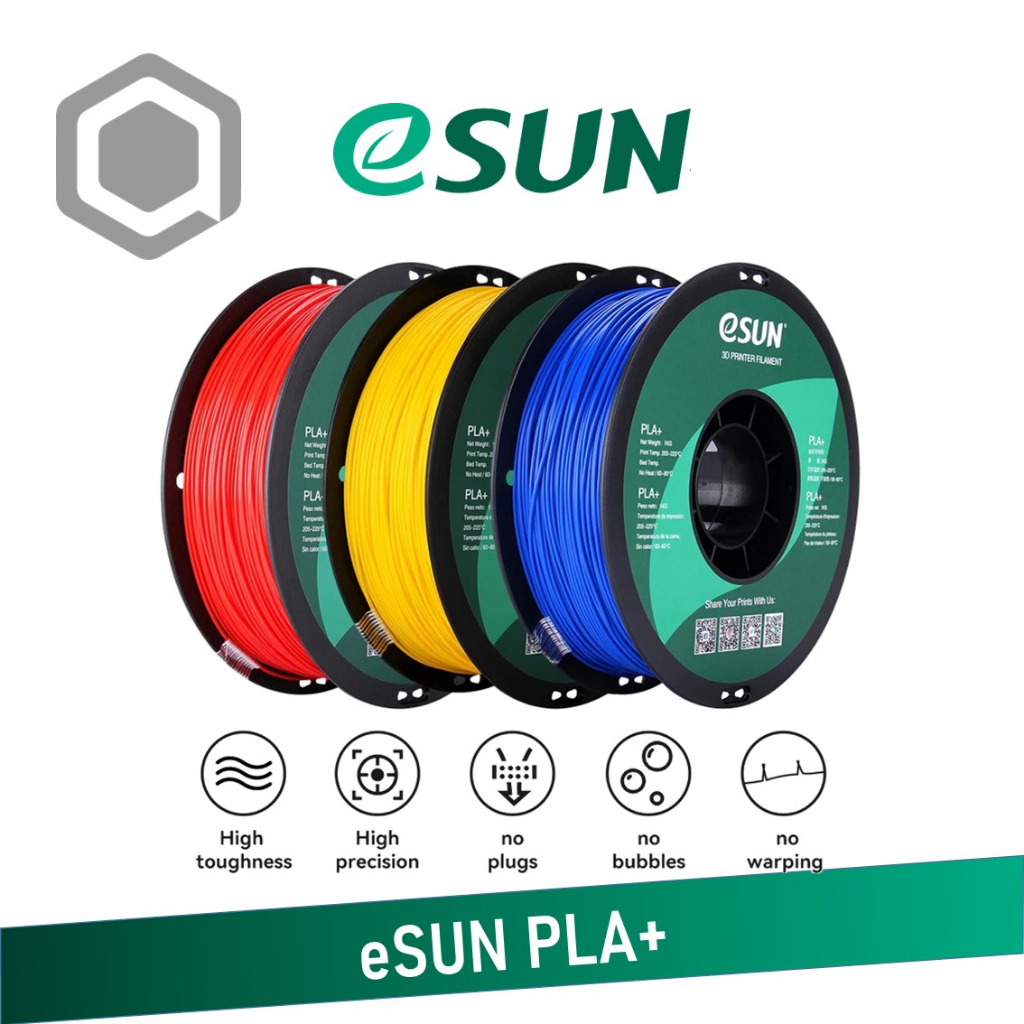eSUN PLA+ 3D Printer Filament PLA Plus - 1kg, 1.75mm