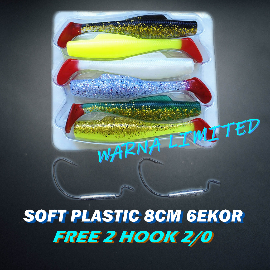 READY STOK) SOFT PLASTIC HOOK JIG HEAD HOOK 3KALI STRONG Worm Hook Leaded  For Z.man/Soft Plastic/Soft Lure