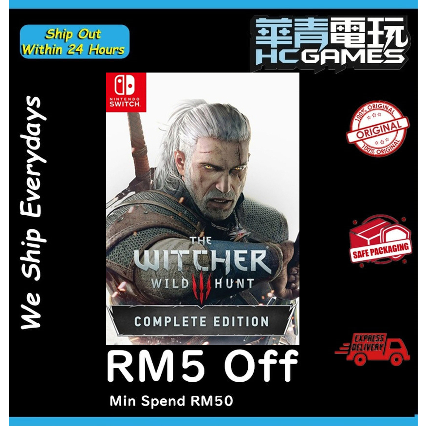 Nintendo switch witcher clearance 3 bundle