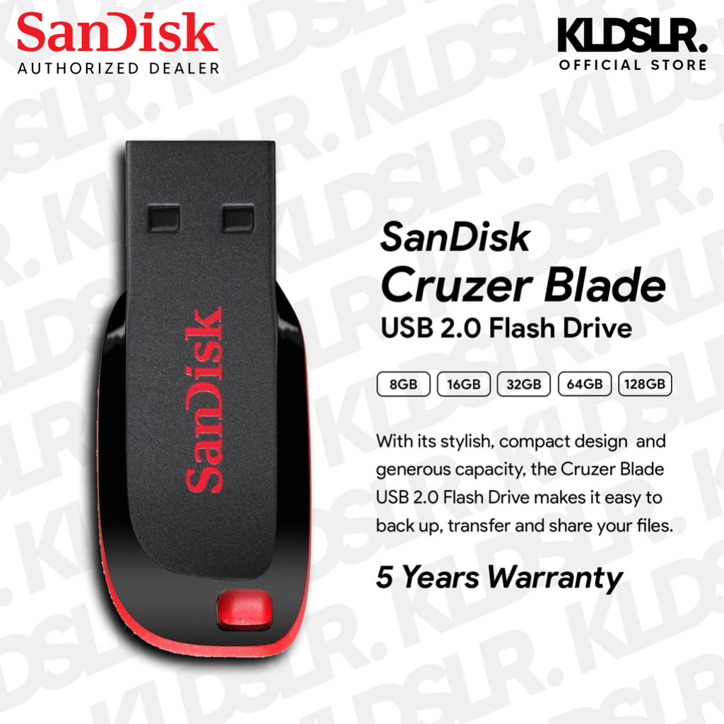 Sandisk 16GB 32GB 64GB 128GB Cruzer Blade Flash Drive Memory Stick