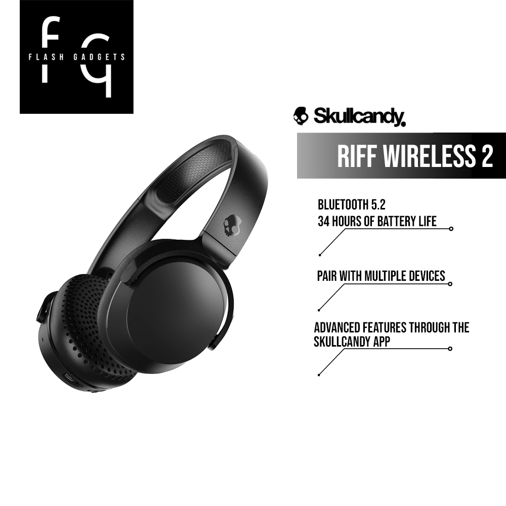 How to connect discount skullcandy riff wireless headphones