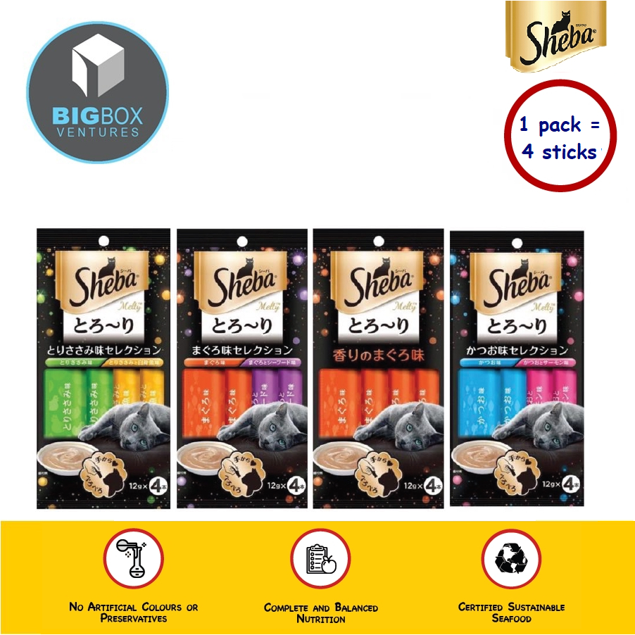 Sheba top treat sticks