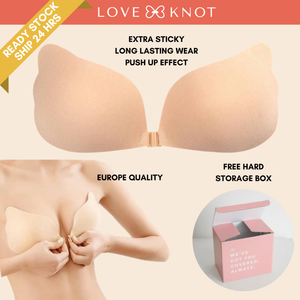 Love Knot [3 Packs] Mango Shape Seamless Invisible Reusable