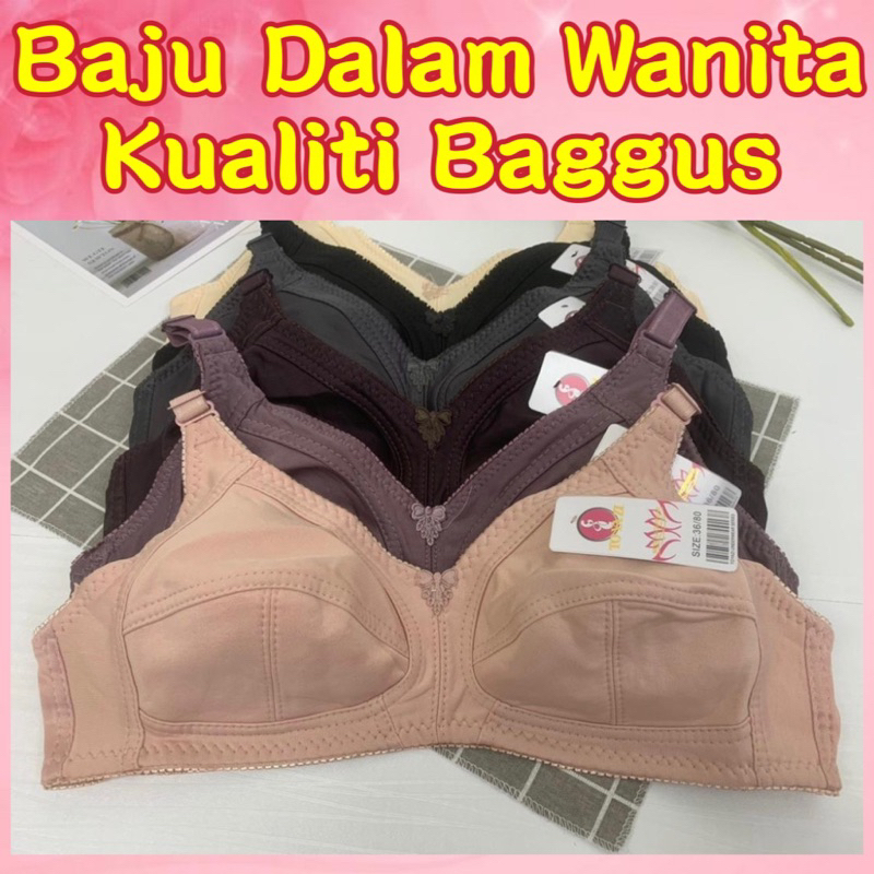 33 Clothes Mall >Baju Dalam Cup Penuh Cup C (Size: 36-46)/ PLUS SIZE BRA