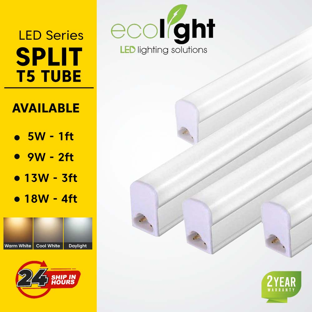 Led series deals split t5 tube