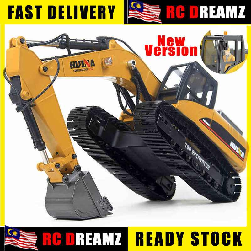 Rc excavator huina 580 hydraulic fullmetal online