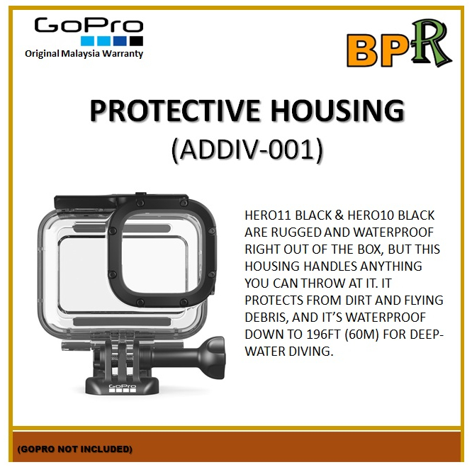 GoPro ADDIV-001 Protective Housing Waterproof & Protection Case for He –