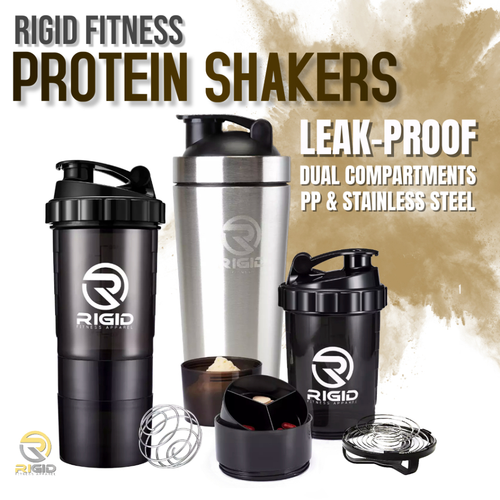 Stainless Steel Simple Protein Shaker Bottle With Leakproof & Knob 750ml