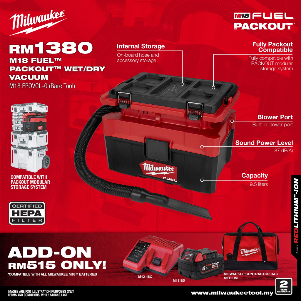 Milwaukee discount fuel packout