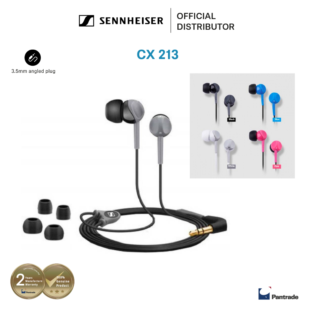 Sennheiser CX 213 In ear Earphones Shopee Malaysia