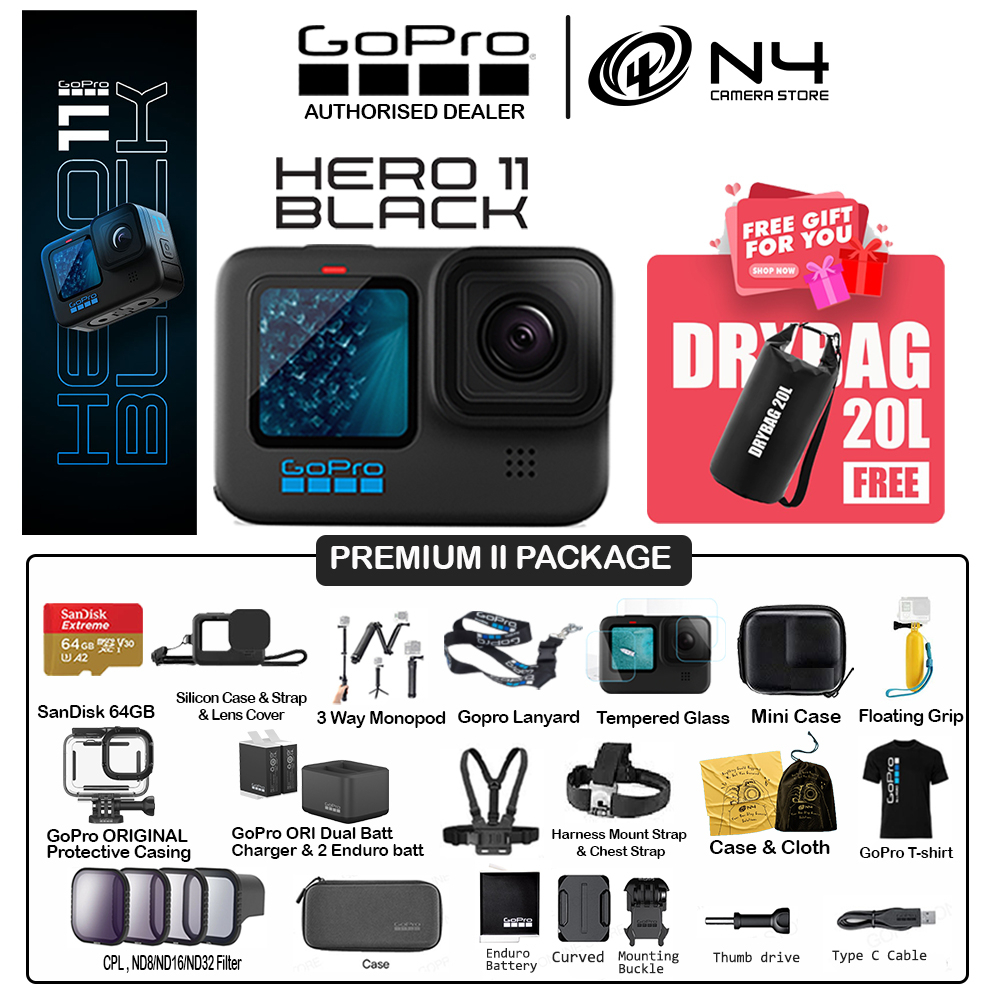 GoPro HERO11 Black Hero 11 Black Action Camera (With MCMC Approval