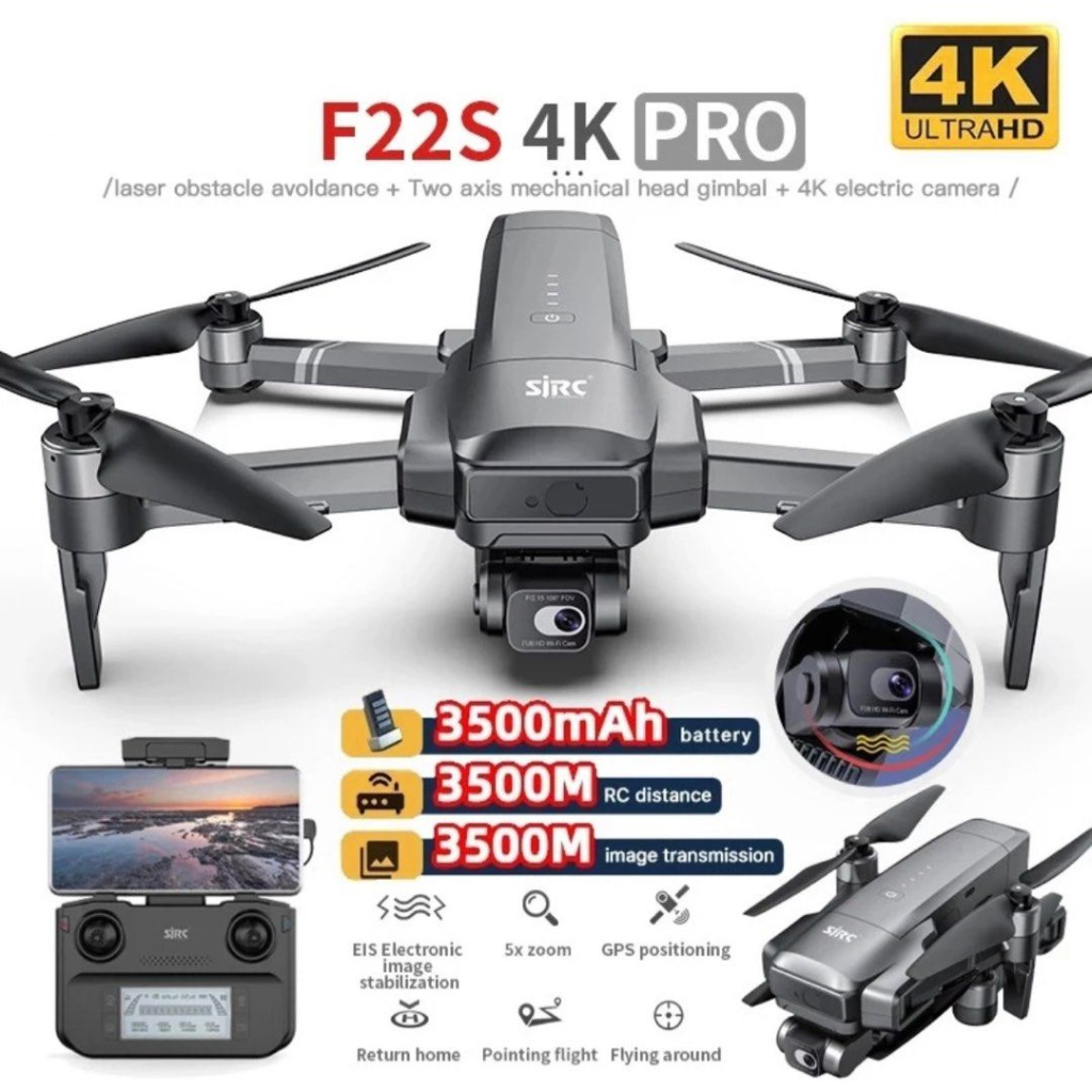 Drone 4k deals stabilized camera