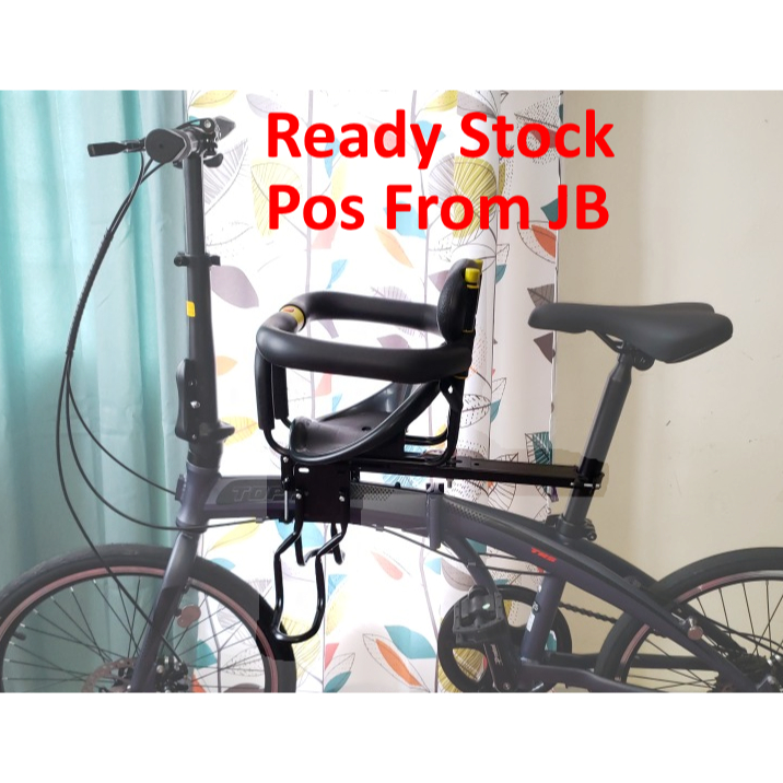 Baby seat store bike front