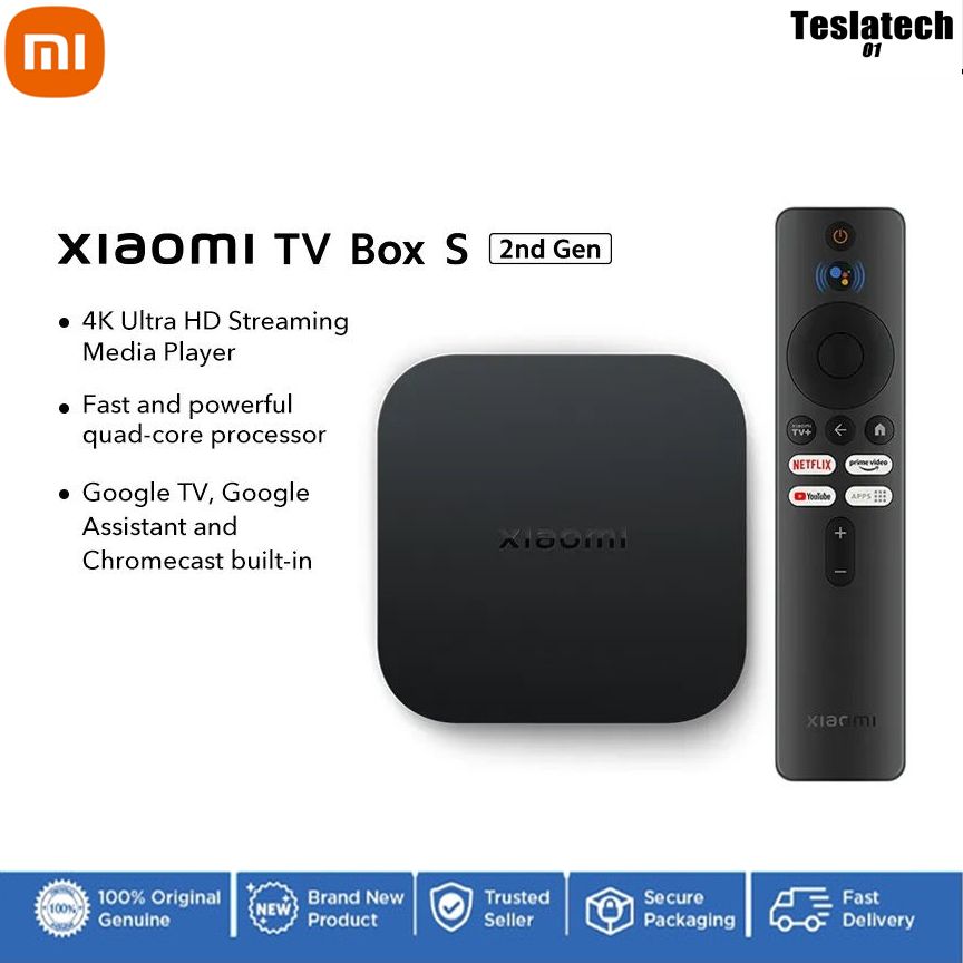 Xiaomi Mi TV Box S 2nd Gen - 4K Media Player