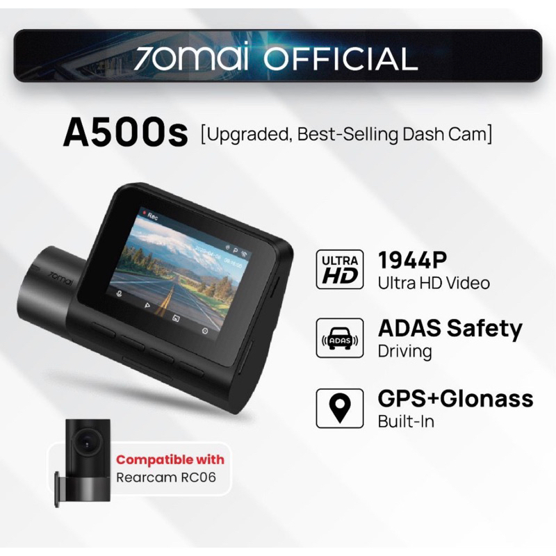 original xiaomi 70mai dash cam a500s