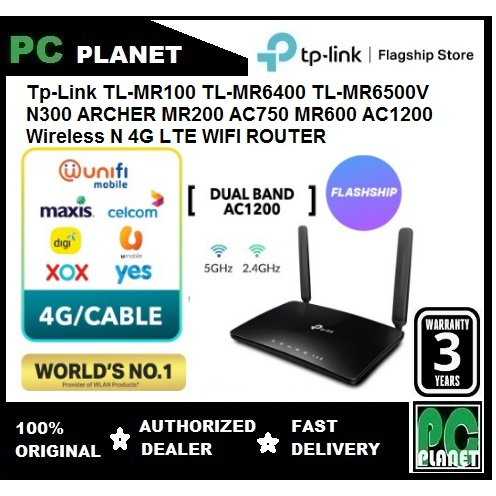 Routeur WiFi mobile 4G LTE TP-Link TL-MR6500v