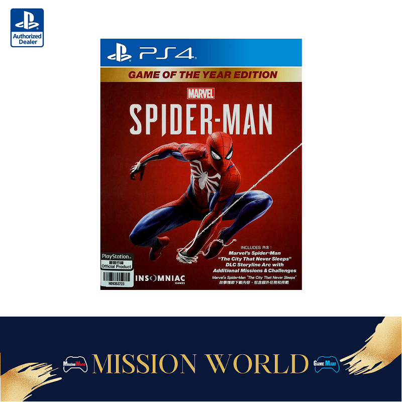 Marvel spider man ps4 game of the year clearance edition