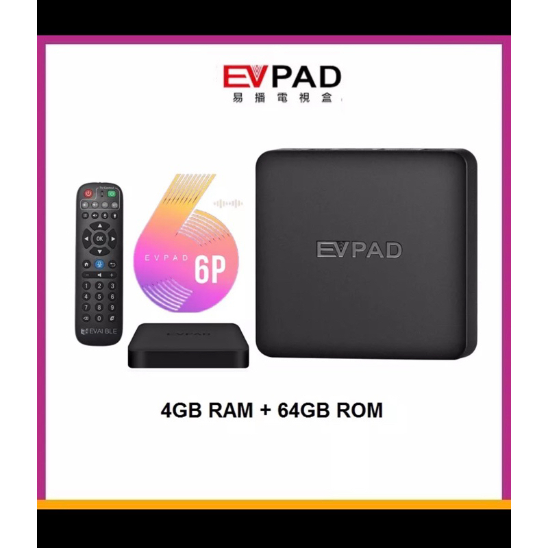 evpad 6p 6k android box 2023 24jam penghantaran | Shopee Malaysia