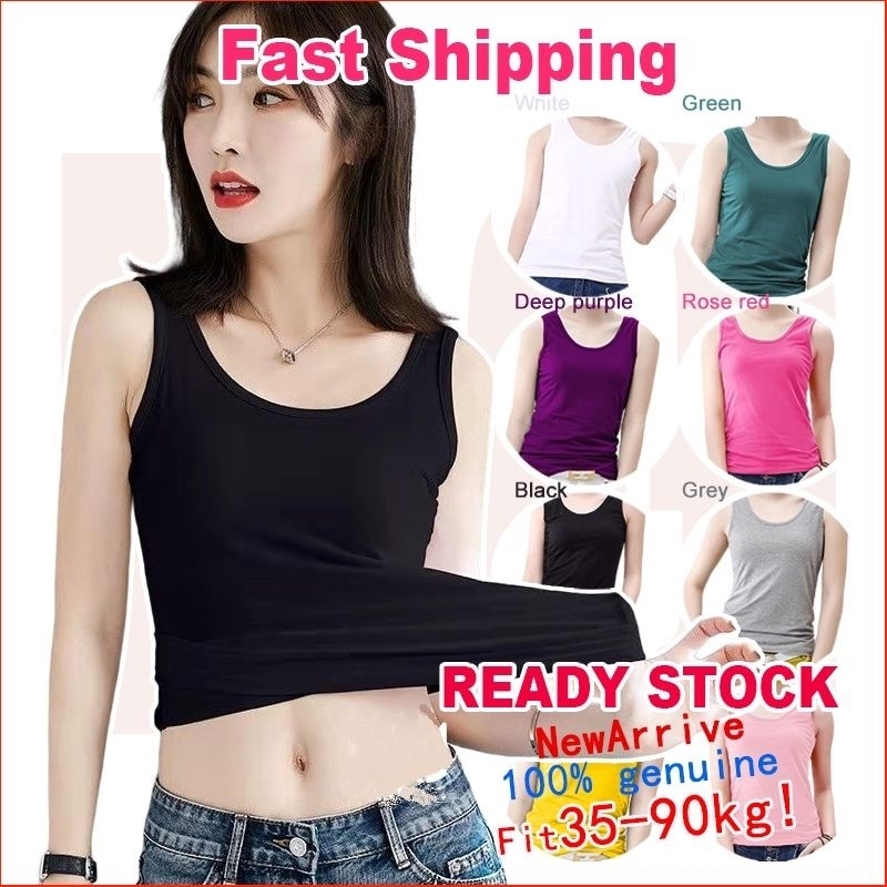 Buy Bannt Summer Vest for Women, Pure Color Sleeveless Loose Summer Vest  Top for Summer (4XL) Purple at