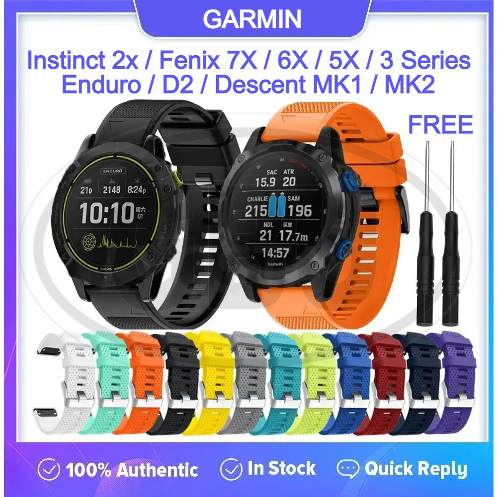 20mm 22mm 26mm Garmin Fenix 7 6 5 3 5X 6X 7X Instinct 2x MK1