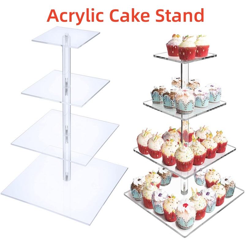 3 tier acrylic cake stand hotsell