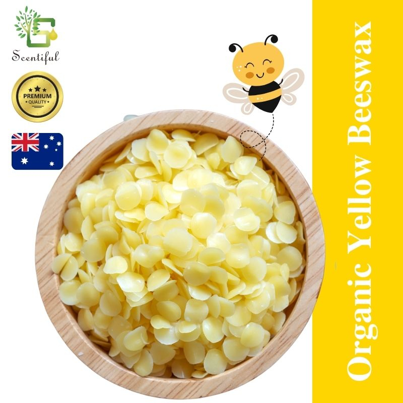 Organic Beeswax Pellets - 100% Pure Bulk Bees Wax Malaysia