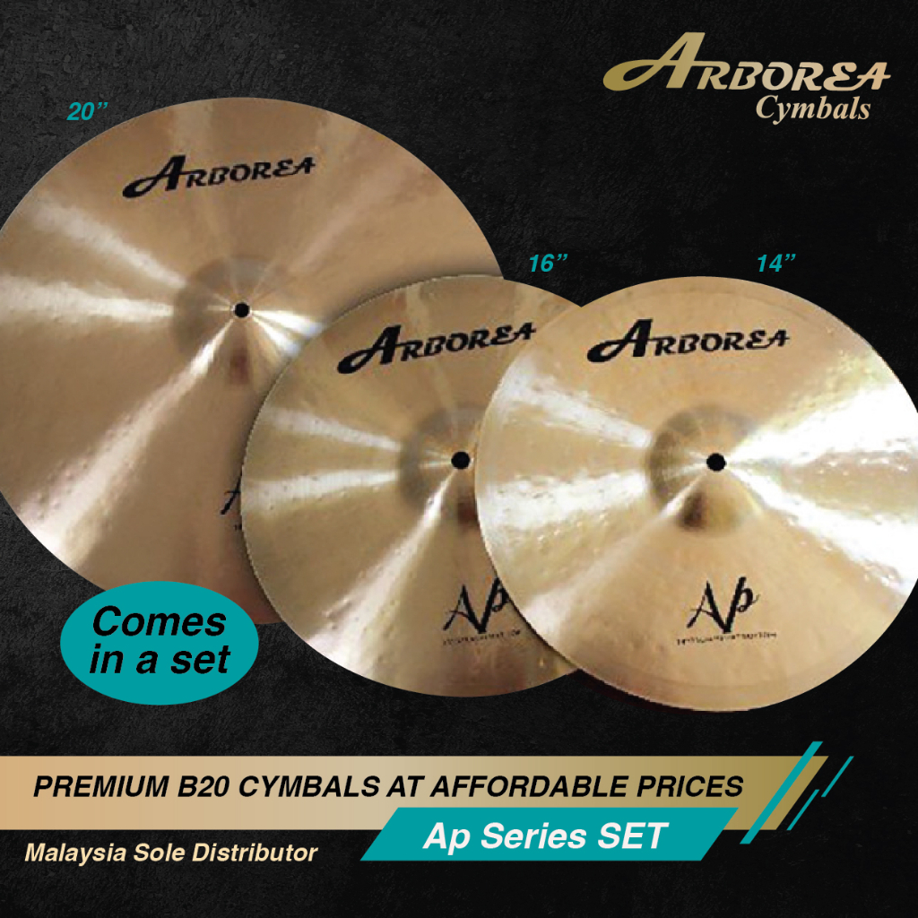 Arborea Cymbals B20 AP Series SET 14