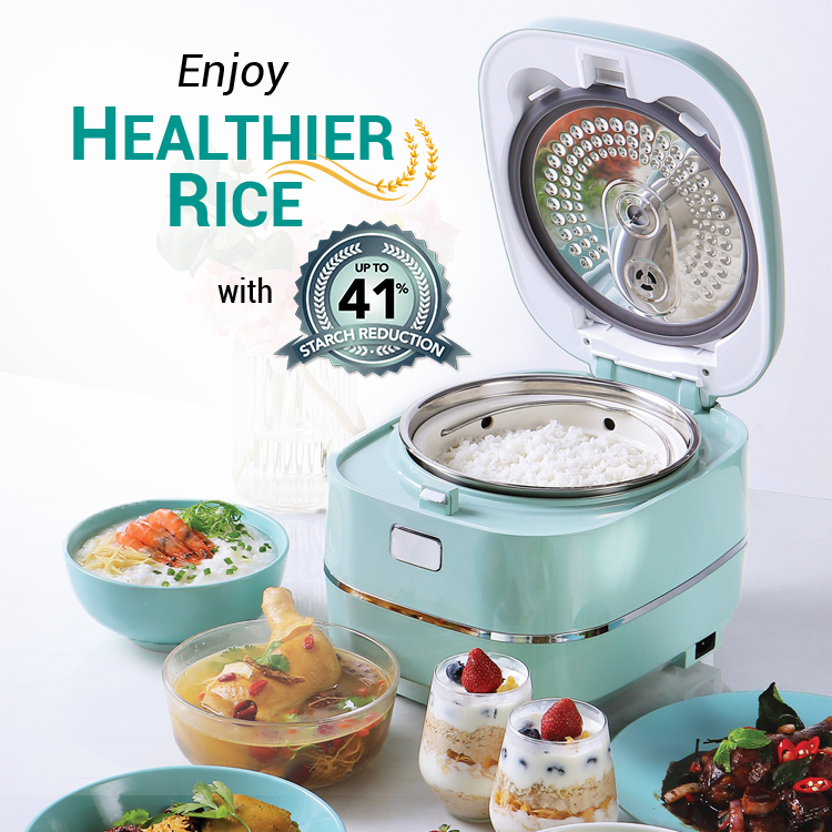 Low Sugar Rice Cooker 3L Electric Lunch Box Food Warmer