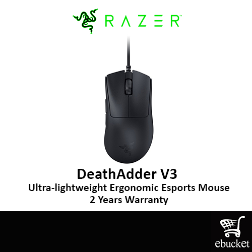 Ultra-lightweight Ergonomic Esports Mouse - Razer DeathAdder V3
