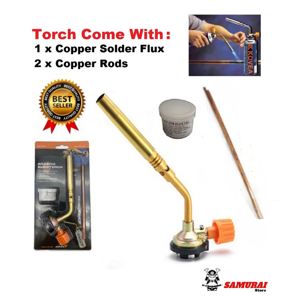 Idrop TUQIANG METAL Flame Jet Gas Butane Blow Lamp Torch, 44 OFF