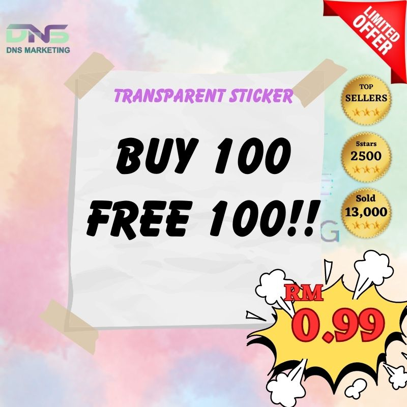 Best Seller Design Sticker Label for Promotion Advertising Stock