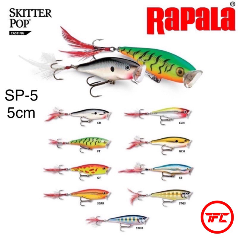 Wobbler Rapala saltwater skitter pop 120