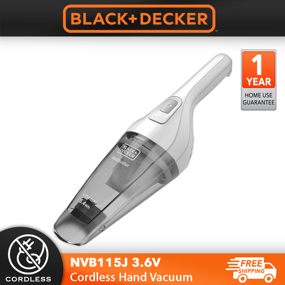 BLACK+DECKER 3.6V LITHIUM DUSTBUSTER QUICK CLEAN CORDLESS HAND VACUUM  Compact