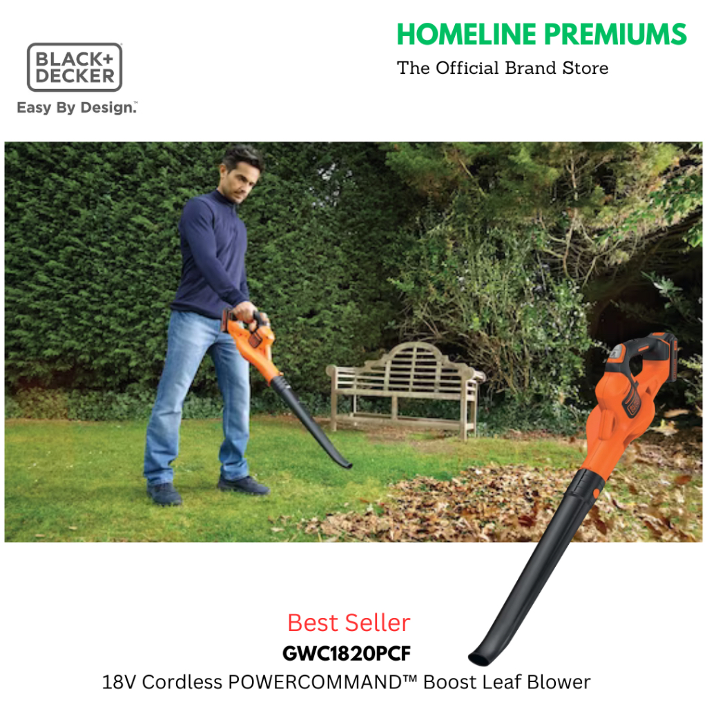 Black & Decker 18V POWERCOMMAND Boost Leaf Blower