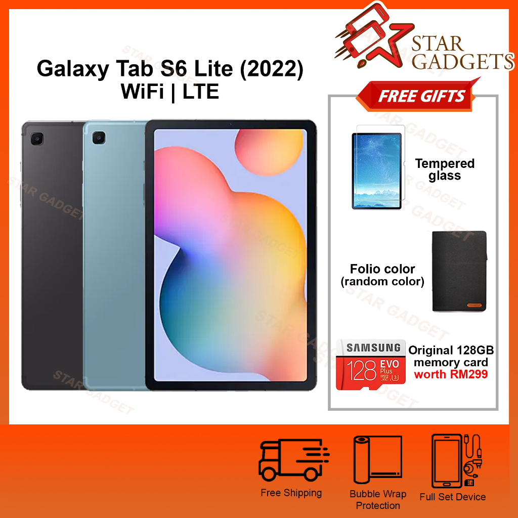Samsung Galaxy Tab S6 Lite (2022 Version) WiFi / LTE Tablet | Original  Malaysia New Set | 1 Year Warranty