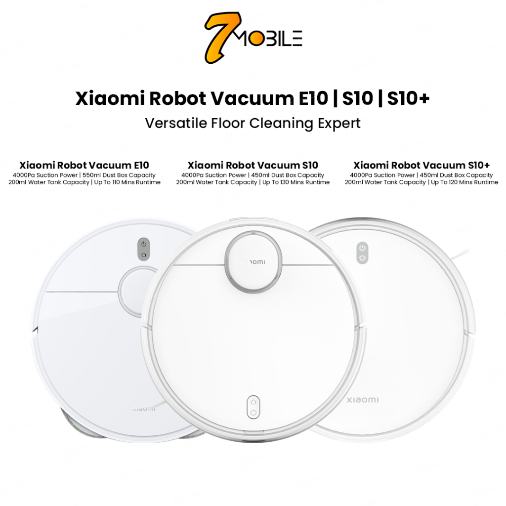 XIAOMI ROBOT VACUUM S10T vs S10+ COMPARISON - Differences - Features 